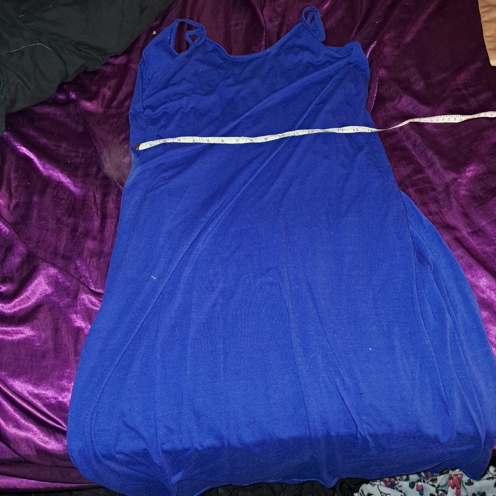 Blue maxi dress